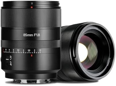 7artisans AF85mm f1.8 Full Frame Portrait Automatic Lens Compatible for Sony E Mount A7R5 R4 R3 M4 M3 ZVE10(Black)