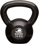 Kakss Cast Iron KettleBell For Strength and Conditioning/Fitness/Cross Training Assorted Colour Kettle Bell for Home Gym (12 KG) (PROUDLY MADE IN INDIA)