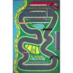 TAPITOM® | Children's racing car circuit mat - 130 x 200 cm (6,56 x 4,27 ft) | Large playmat with F1 road | Floor mat for children's room, F1 circuit decoration | non-slip, hem | CE standards