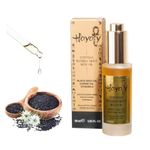 Hayaty Black Seed Oil - 100% Pure Cold Pressed Vitamin E Night Oil for Anti-Aging, Wrinkle Reduction, and Skin Soothing - 30ml