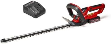 Einhell Power X-Change 18V Cordless Hedge Trimmer With Battery and Charger - 55cm (22 Inch) Cutting Length, Laser-Cut Diamond-Ground Steel Blades - GE-CH 1855/1 Li Hedge Cutter Kit