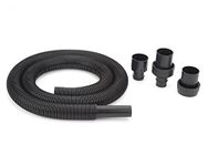 Shop-Vac 9050533 Hose, 1-1/2 in. Diameter x 8 ft. Length, Long Reach, Black, (1-Pack)