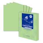 WritePads Veritas Color Copy Paper,Multi-Purpose paper,Colored Printer Paper 8.5” x 11”, 24 lb / 90 GSM,Green,200 Sheets (1 Reams)，Made in USA