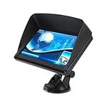 7in Car GPS Navigator, High Definition Touch Screen Navigation GPS Commercial Drivers with Bracket for Truck RV Car, Simple On Screen Menus Easy See Map for Driver Traffic Alerts