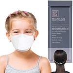 Kids[Ages 5-15] KF94 Certified 4-Layer Disposable Face Mask with Filter Protection Breathable Reusable Dust Masks with No Fog Nose Wire and Ear Clip Lanyard Extender Ear Saver for Youth Kid(10 packs)