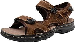 Jousen Men's Sandals Leather Open T