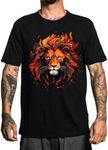 EDGMM Men's T-Shirt Graphic Round N