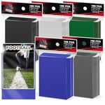 VKshop 500 Count Matte Card Sleeves Toploader for Trading Cards, Penny Card Sleeves,Plastic Card Protection for Baseball, Football,Magic,MTG,Sports Card Sleeves (5 Colors)