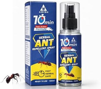 Amish Ant Repellent Spray 100ml for Home & Kitchen | Herbal Organic Indoor Outdoor | Pet Safe, Safe for Dogs | Eco Friendly Remover for Home, Plants | 10 Minutes Formula| Repellent Spray