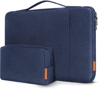 DOMISO 17.3 inch Laptop Sleeve Case Water Resistant Shockproof Protective Computer Bag for 17.3" Notebook/HP Pavilion Envy 17/Lenovo IdeaPad/LG Gram/MSI/ASUS with Accesory Bag,Navy