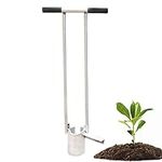 Garden Tool Bulb Planter Weeder Soil Sampler Sod Plugger Flower Planting Lawn Tool Enhanced Bottom Edge for Easier Penetration for Radish Lettuce Beets