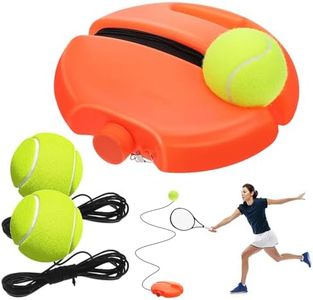 Toddmomy Tennis Ball Machine Trainer for Solo Play Tennis Practicing Aid for Beginners Advanced Players