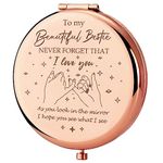 Bestie Gifts, Friendship Gifts for Women, Best Friend Birthday Gifts Bestie Makeup Mirror, Compact Mirror Gifts from Sister,Bestie Sister Gifts College Sister Graduation Gifts Idea