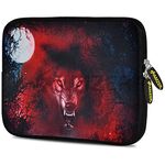 Amzer 7.9-10.5" Designer Neoprene Sleeve Case for iPad/Tablet/e-Reader and Notebooks, Red Wolf (AMZ5233105)