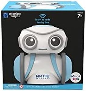 Educational Insights Artie 3000 The Coding & Drawing Robot - STEM Robot Toys & Coding for Kids, Learn Programming and Robotics, Programmable Interactive Toy & Gifts for Boys and Girls Ages 7+