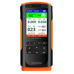 SMILEDRIVE® Portable Air Quality Pollution Monitor Meter with Colour Graphic Display|AQI, PM 2.5/1/10, TVOC, HCHO, Temperature, Humidity|Use Indoor Outdoor in Home, School, Office, Hospital, Anywhere