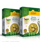 Ez Chef's Donne Biryani Kit | Bangalore's famous Biryani | Ready to Cook in 3 easy steps | Authentic Recipe | No Artificial Flavours, No Artificial Colours and No added Preservatives | PACK OF 2