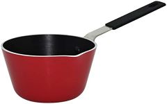 IMUSA USA Nonstick Multi Mini Sauce Pan with Silicone Handle Varies, You May Receive Red, Orange, Blue Color (Pack of 1)