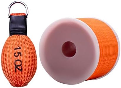 CIVIGARD Professional Throw Line Bag, Stainless Steel Throw Weighted Climbing Rope Bag for Arborist, Rock Climbers & Caving, Heavy-Duty Throwing Tool for Tree Climbing, Rescue & Outdoor Sports
