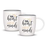 ElegantPark Teacher Mug 2 Pack Teacher Gifts for Women Men Teacher Appreciation Gifts End of Year Teacher Thank You Gifts from Student Funny Birthday Christmas Gifts for Teachers Coffee Cup