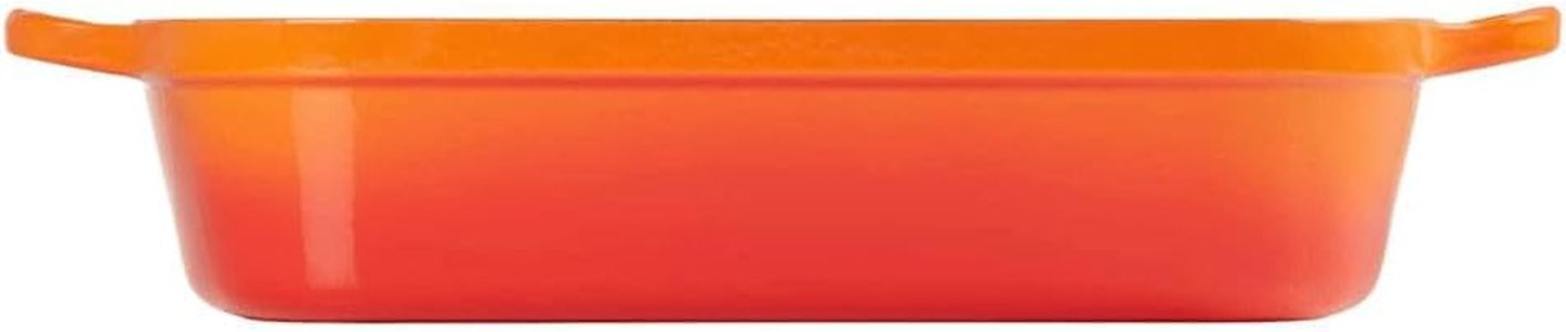 Le Creuset Cast Iron Roasting Dish 37cm – Volcanic Orange