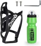 HASAGEI Bike Water Bottle Cage and 25oz Premium BPA Free Sports Bottle, Bike Water Bottle Set Lightweight Bike Bottle Holder for Road, Mountain bike. Essential for Riding