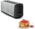 Moulinex Grille-pain 2 fentes longues, largeur variable - 7 niveaux de dorage, Fonction Arrêt, Mode éco, Décongélation, Réchauffage, Tiroir ramasse-miettes, Subito Select LS342D10