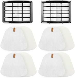 4 Foam + 2 Hepa Filter Replacement for Shark Nv360 Nv352 Nv356e Uv540 Navigator Lift-Away Deluxe Vacuum Part Xff350 Xhf350