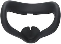 kwmobile Cover for VR Glasses Compatible with VR Lenses Meta Quest 2 Face Mask Face Mask Cover - Silicone Mask - Black