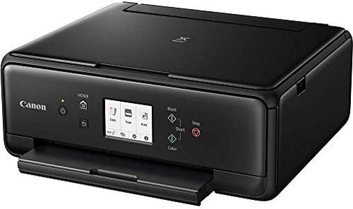 Canon PIXMA TS6220 Wireless All In One Photo Printer with Copier, Scanner and Mobile Printing, Black, Works with Alexa