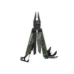 Leatherman Signal Camping Multi-Tool, Green– 19-in-1 Outdoor Survival Tool with Fire Starter Ferro Rod, Emergency Whistle, Hammer, and Diamond-Coated Sharpener, Includes Nylon Sheath