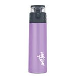 Milton Atlantis 400 Thermosteel Insulated Water Bottle, 350 ml, Purple | Hot and Cold | Leak Proof | Office Bottle | Sports | Home | Kitchen | Hiking | Treking | Travel | Easy to Carry | Rust Proof