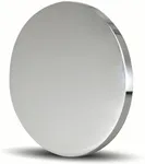 MICAIKEM 2" 10Pack Stainless Steel Round Blanks Mirror Finish Challenge Coin Blanks Heavy Duty 1/8" Thick for Laser Engraving and Stamping