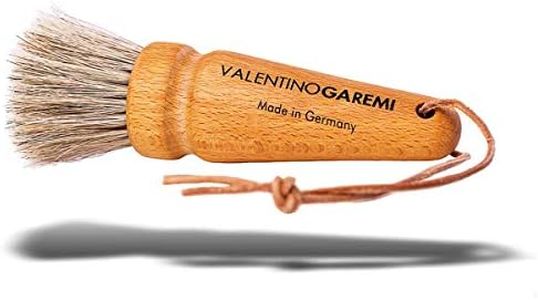 Valentino Garemi Collectables Dusting Brush - Horse Hair - Dust Cleaner & Aging Deposits Remover for Vintage or Antique Frames Toys Books Sculptures Pictures Coins Collections Sport Cards Equipment