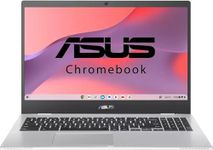 ASUS Chromebook Intel Celeron Dual Core N4500 - (8 GB/128 GB EMMC Storage/Chrome OS) CX1500CKA-NJ0395 Chromebook (15.6 Inch, Transparent Silver, 1.80 Kg)