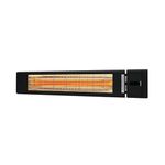 Stelpro Vivio Infrared Patio Heater, Outdoor & Indoor Use, IP65 Water-Resistant, Remote Control, Carbon Filament Lamp, Durable Aluminum Build, Black Finish (3000W)