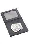 Smiffys Police Badge, Silver in Wallet, Cops & Robbers Fancy Dress, Cops and Robbers Dress Up Accessories