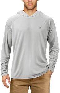 Roadbox UPF 50+ Fishing Shirts for Men Long Sleeve Sun Protection Lightweight Outdoor UV Hiking Shirts
