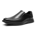 Bruno Marc Men's Dress Shoes Loafers Slip On Casual Oxford Formal Leather Suit Shoes,Size 8,Black,SBLS2403M