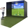 GoSports 12 x 9 ft Golf Simulator Enclosure Net - Complete Set with Frame and HD Impact Screen Kit
