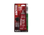 LOCTITE 660 Press Fit Repair for Worn Parts: High-Strength, Quick Cure, Quick Metal Retaining Compound, Prevents Loosening and Leakage | 50 ml Tube (PN: 555337)