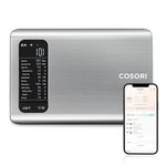 COSORI Smart Kitchen Scale with Nutritional Calculator, Food Nutrition Scale with 19 Nutrients Tracking, Calorie Counting for Weight Loss, Free App&Bluetooth, Premium Stainless Steel, Silver