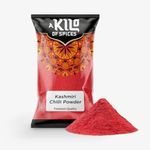 A Kilo Of Spices | Kashmiri Chilli Ground Powder 1kg | Premium Kashmiri Chilli Ground Powder for Authentic Flavours | Elevate Your Culinary Creations | Kashmiri Red Chilli Powder