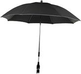 koolsoo Pram Parasol Stroller Accessories Universal Pram Parasol for Beach Chairs, Black