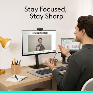 Logitech C920S HD Pro Webcam – 1080p Video, Stereo Audio, Privacy Shutter, Black