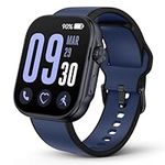 Smart Watch, AI Running Plan, 3ATM Waterproof Fitness Tracker, 1.99" AMOLED Display, Heart Rate Blood Oxygen Sleep Monitoring, Smartwatch for Men Compatible with Android and iOS Blue