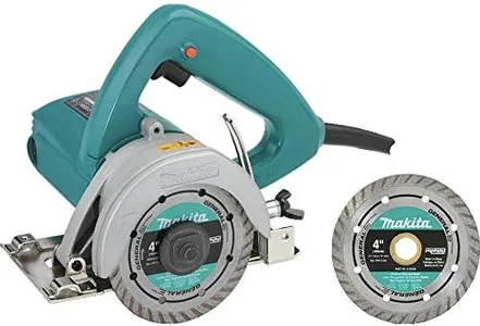 Makita 4100NHX1 4-3/8" Masonry Saw, with 4" Diamond Blade