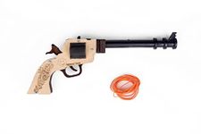 Technybirds Single Action Revolver(Pack of 2) Toy Gun,Accurate and Safe Shooting Rubber Band Gun,Single-Action,Working Hammer,Toys for Kids,Teens,Toys for Unisex,Indoor & Outdoor Shooting,Multicolor