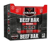 Jack Link's Protein Bars - Original Flavour - High Protein Beef Bar Snack - Box of 30 x 22.5 Gram Bars (10 x Triple Packs)