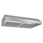 Broan-NuTone BCS330SSC 30-Inch Under Cabinet Range Hood, 2-Speed Exhaust Fan, Halogen Lighting, 300 Max Blower CFM, Stainless Steel